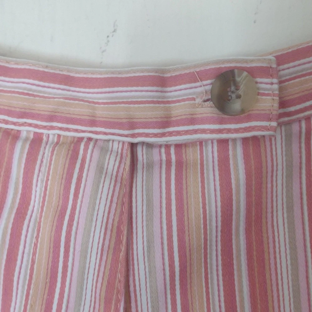 White‎ Stag Bermuda shorts 8/9 orange stripe Vintage